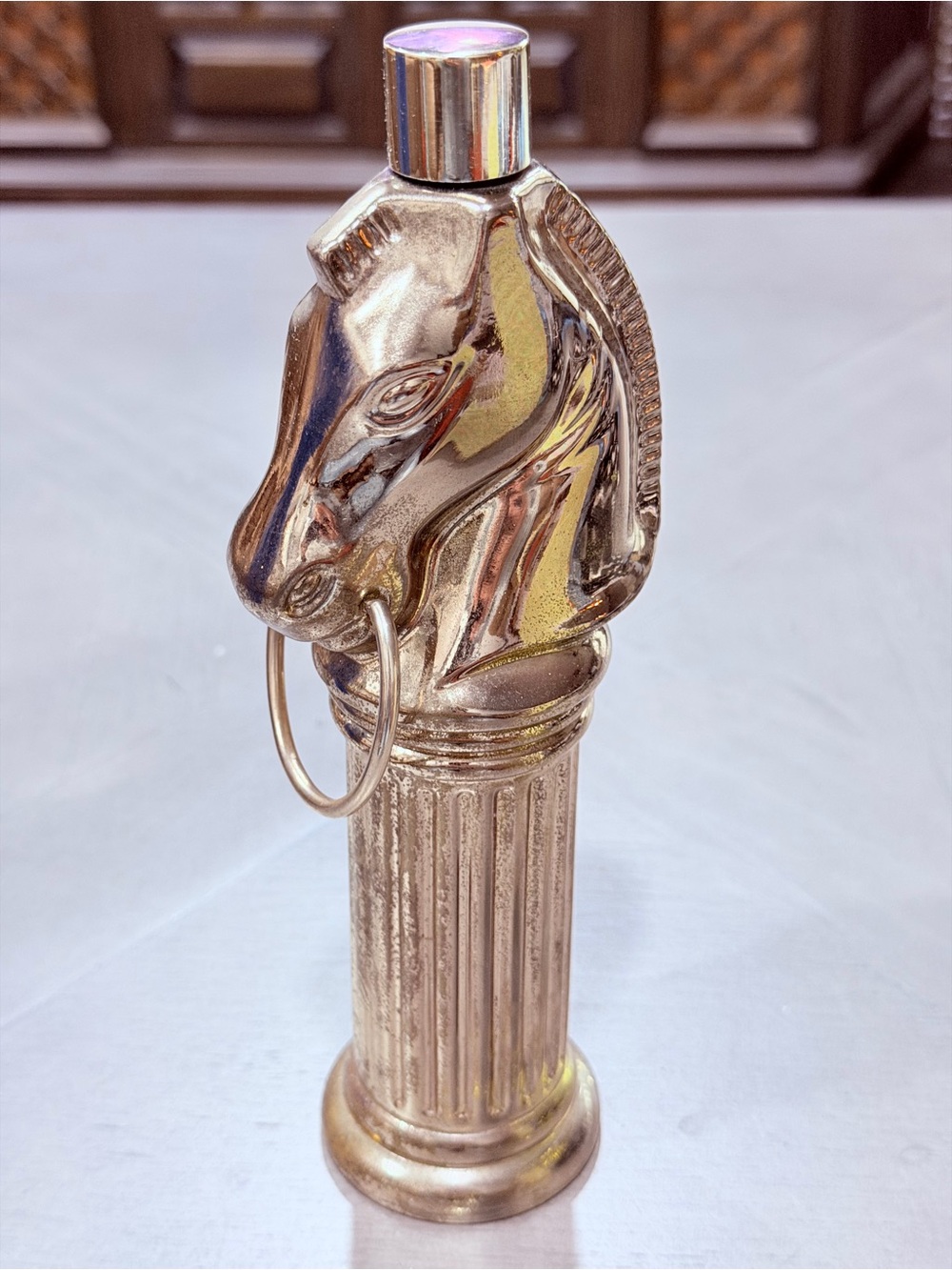 Silvertone Avon Tai Winds Aftershave in Box New Minuteman Decanter Collectibe
